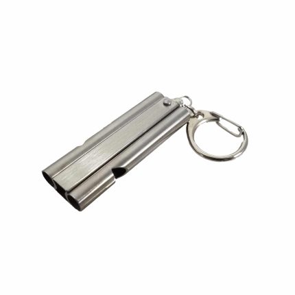 120dB Stainless Steel Two Chamber Emergency Whistle (pack of 2)