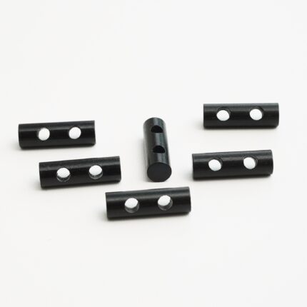 6-Pack One Inch Ferro Rod Fire Starter with 2 Holes | Small Ferrocerium Flint for DIY Paracord Bracelets | Survival & Emergency Fire Starting Tool for Camping, Hiking, Outdoor Gear