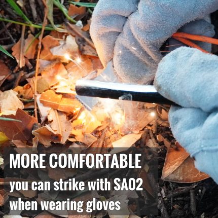 FERROFIRE SA02 carbon Ferro Rod Striker Scraper