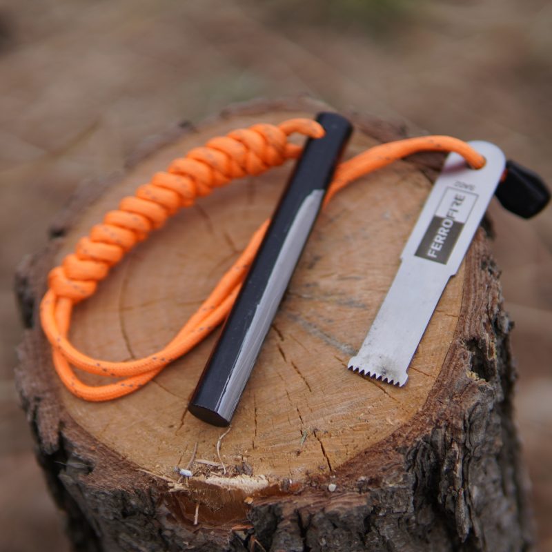 FERROFIRE FS124 ferrocerium rod emergency fire starter