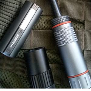 Multi-Function Survival Gear for bushcrafter, bushcraft Gear, EDC Gear with Replaceable Ferro Rod, Waterproof Capsule, Built-in Striker, Compass, Outdoor recreation