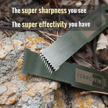 FERROFIRE SA02 carbon Ferro Rod Striker Scraper