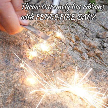 FERROFIRE SA02 carbon Ferro Rod Striker Scraper