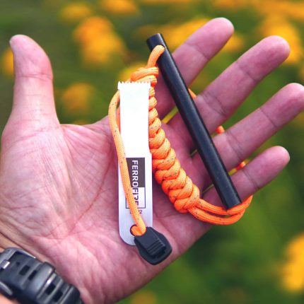 classic ferro rod fire starter with sharp striker